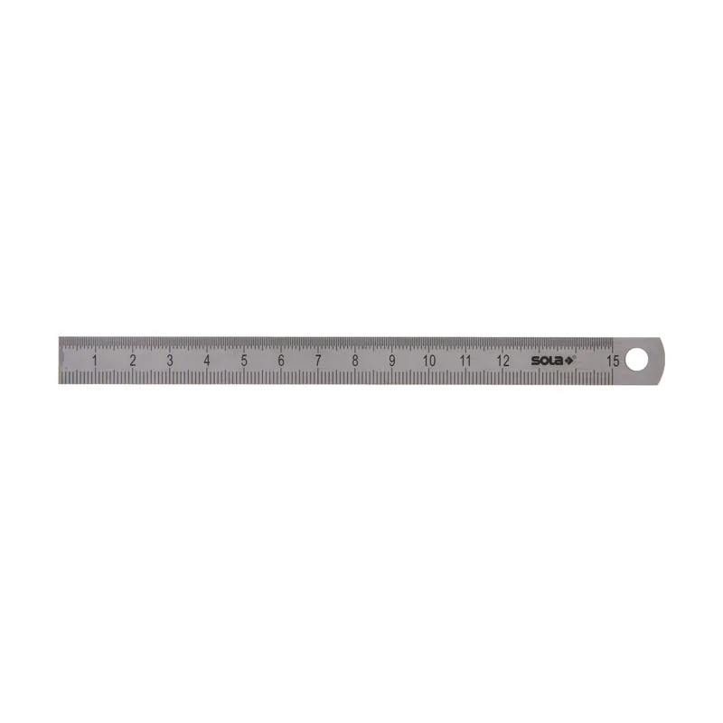 Sola LSS Regla flexible de acero inoxidable de 150 mm