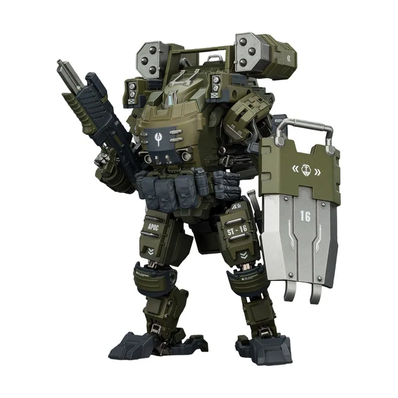 Joy Toy Dark Source Figura de acción 1/25 APOC Series Storm Surge Heavy Fire Assault Mech ST-8616 14 cm