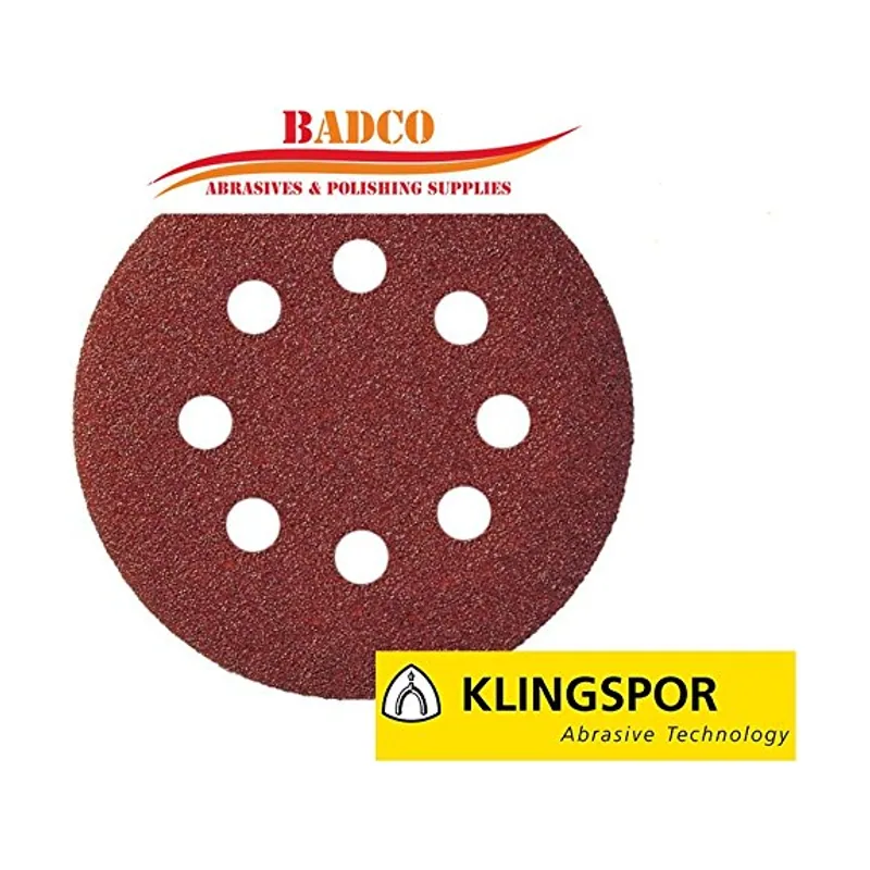 Klingspor krążek ścierny samoprzyczepny 125mm ps18ek gr. 80 gls5 8-otworów/50szt.