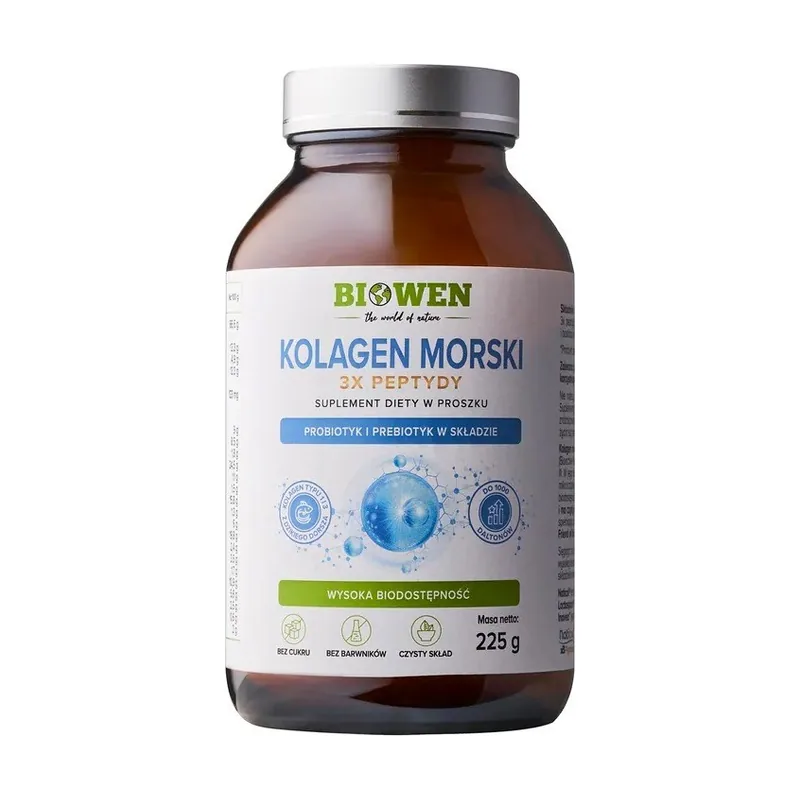 Biowen colágeno marino 3x péptidos