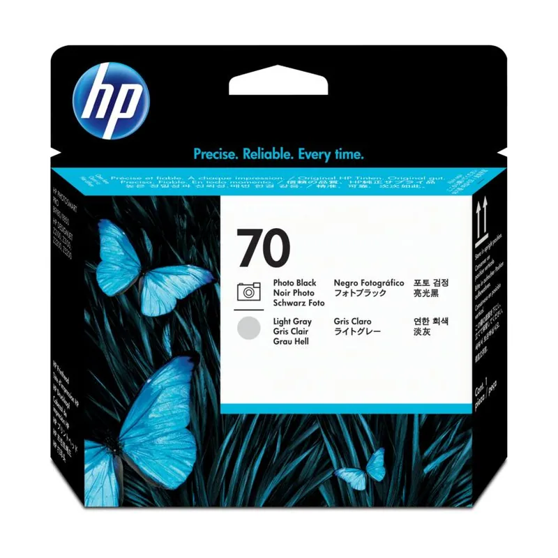 HP printhead no 70 hp70 hp 70 black schwarz + light grey c9407a