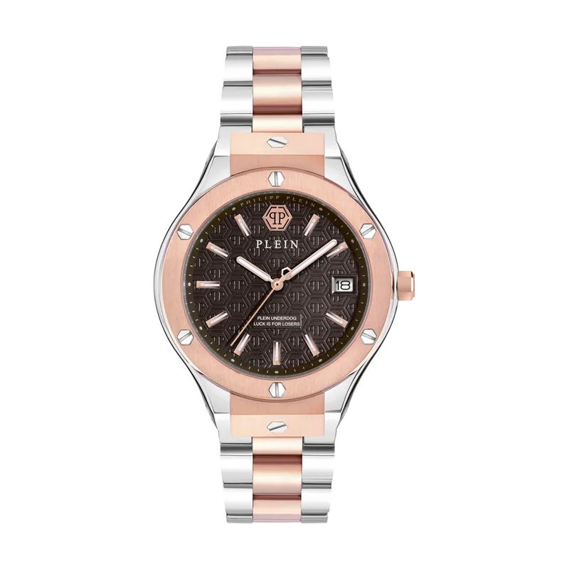Philipp Plein Reloj Analógico para Hombre de Cuarzo con Correa en Acero Inoxidable PWUFA0725