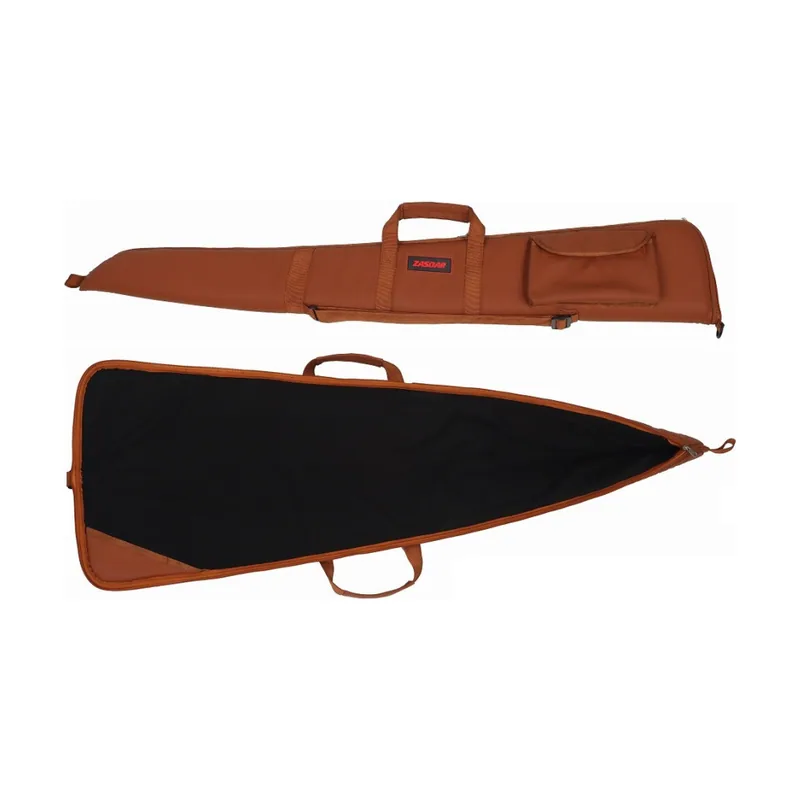 Zasdar Funda Textil Arma Larga Modelo Slim Marrón. ANCARES.