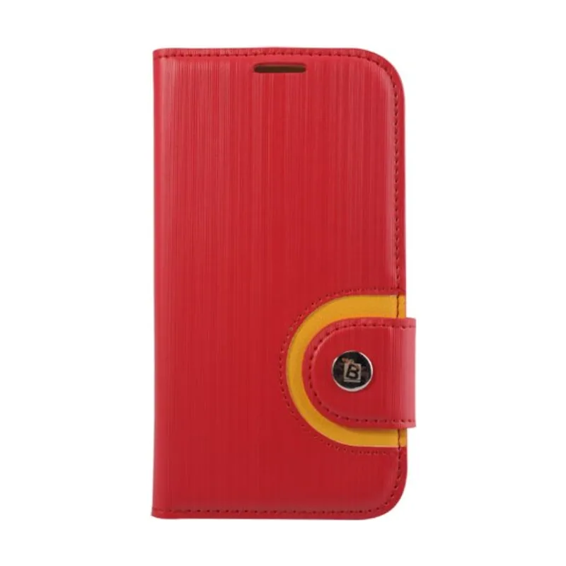 Baseus Funda de piel sintética con tapa para Samsung Galaxy S4 I9500