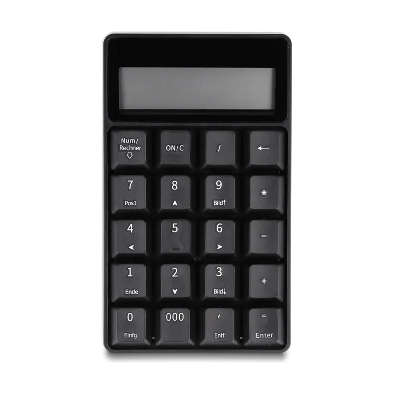 Delock Teclado 2 en 1 USB Tipo-A con función de calculadora 2,4 GHz