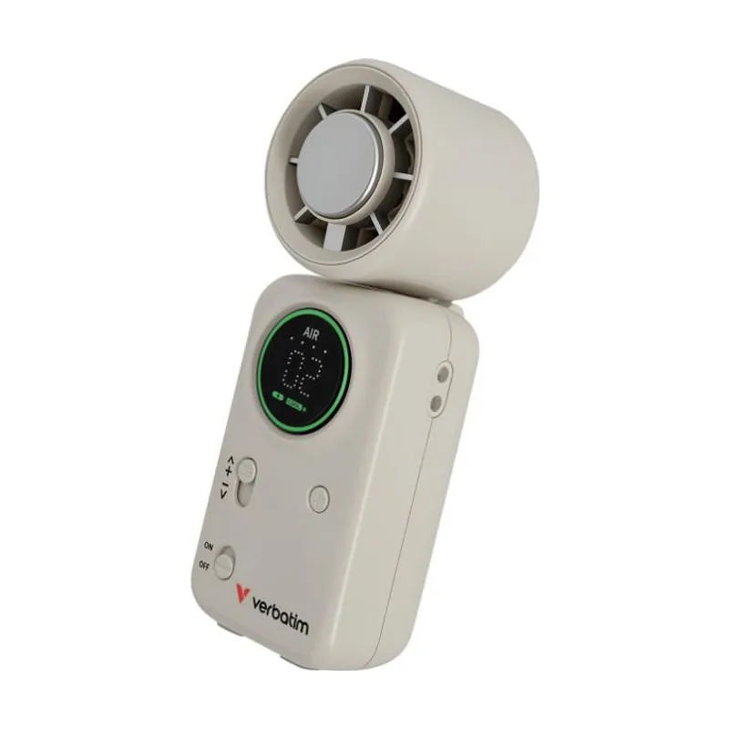 Verbatim cool`n´go ice touch pro handheld fan white/silver 32346