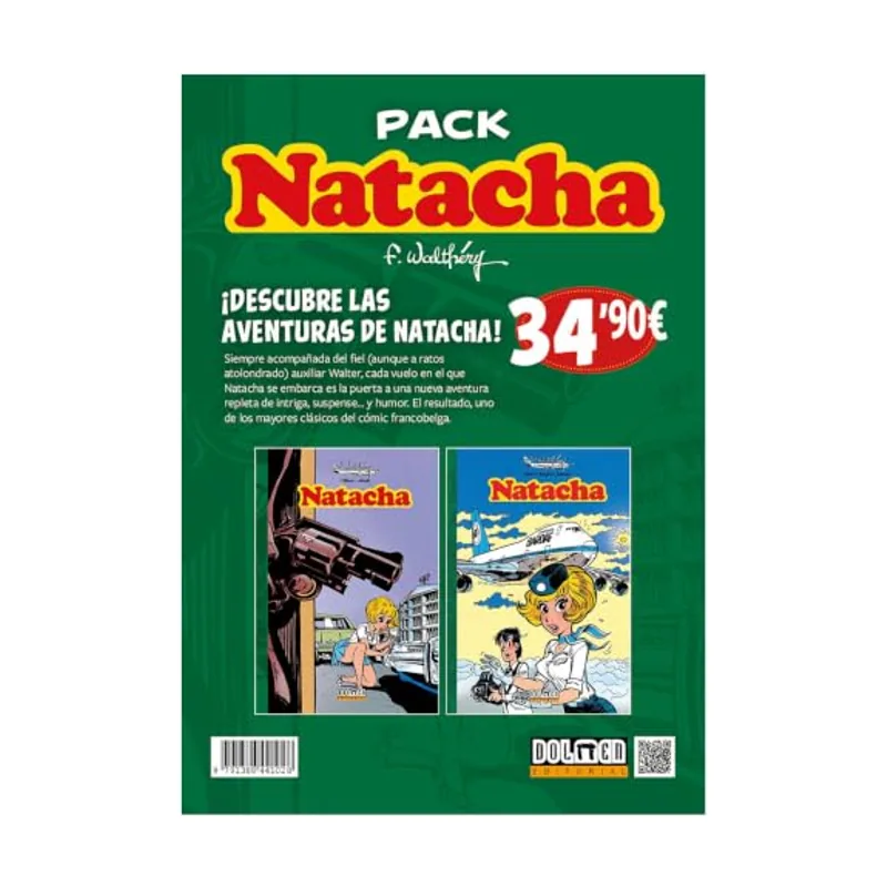 Tebeos dolmen editorial Pack Natacha