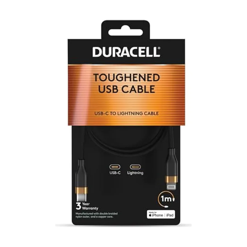 Duracell Cable USB-C a Lightning de 1 m