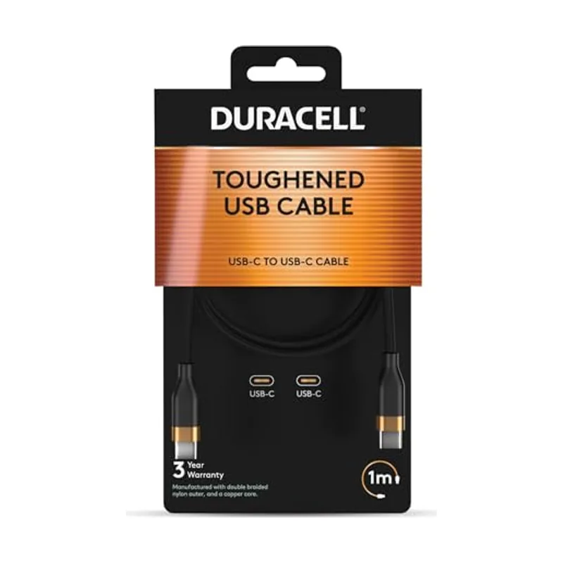 Duracell Cable USB-C a USB-C de 1 m