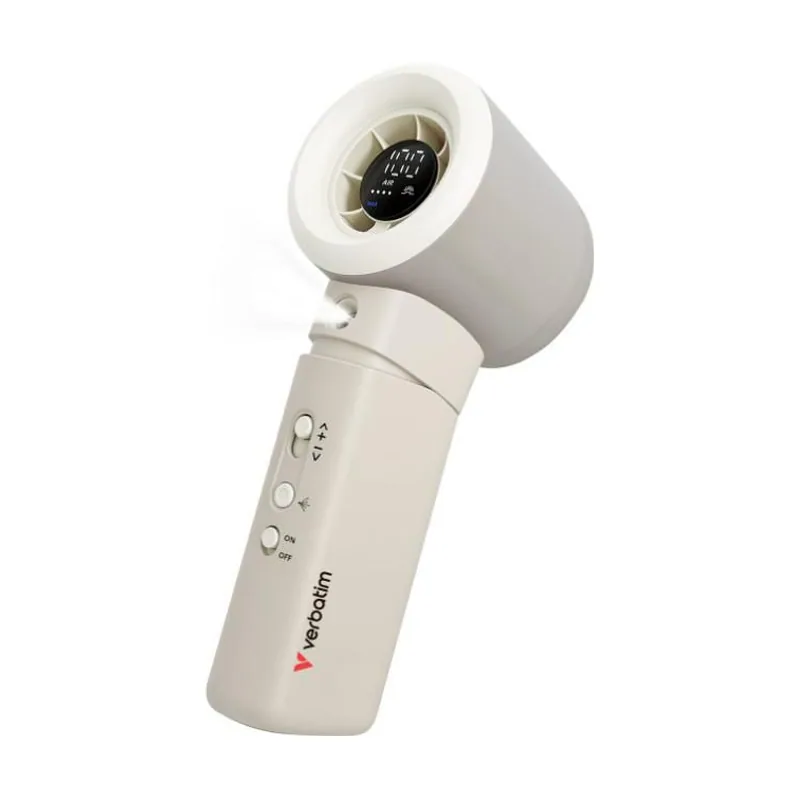 Verbatim cool ´n´go aqua breeze handheld fan white/silver 32344