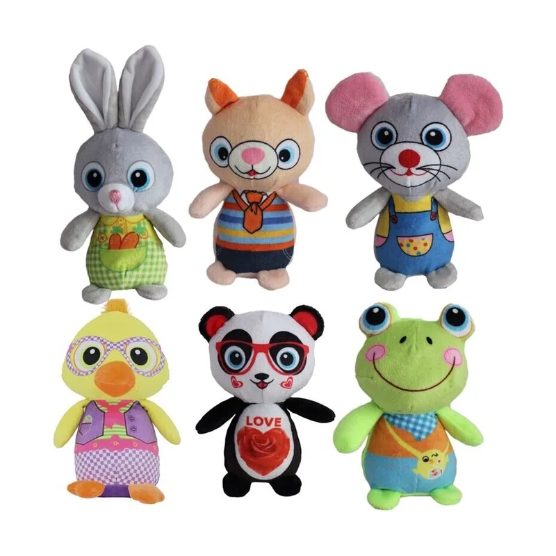 3 Peluche animal 25cm surtido