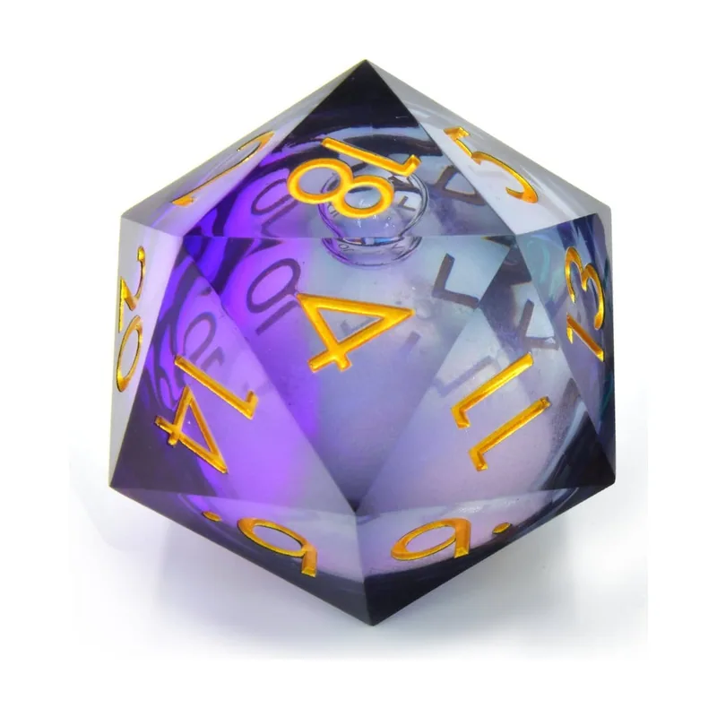 Glassstaff Critstones liquid core dado d20 twilight ether 5 cm
