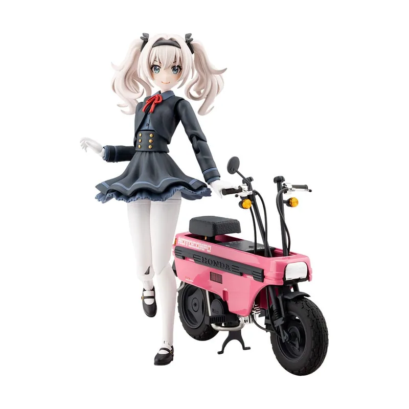 Kotobukiya Sousai shojo teien plastic model kit 1/10 emma koishikawa nocturne with honda ab12 motocompo 14 cm