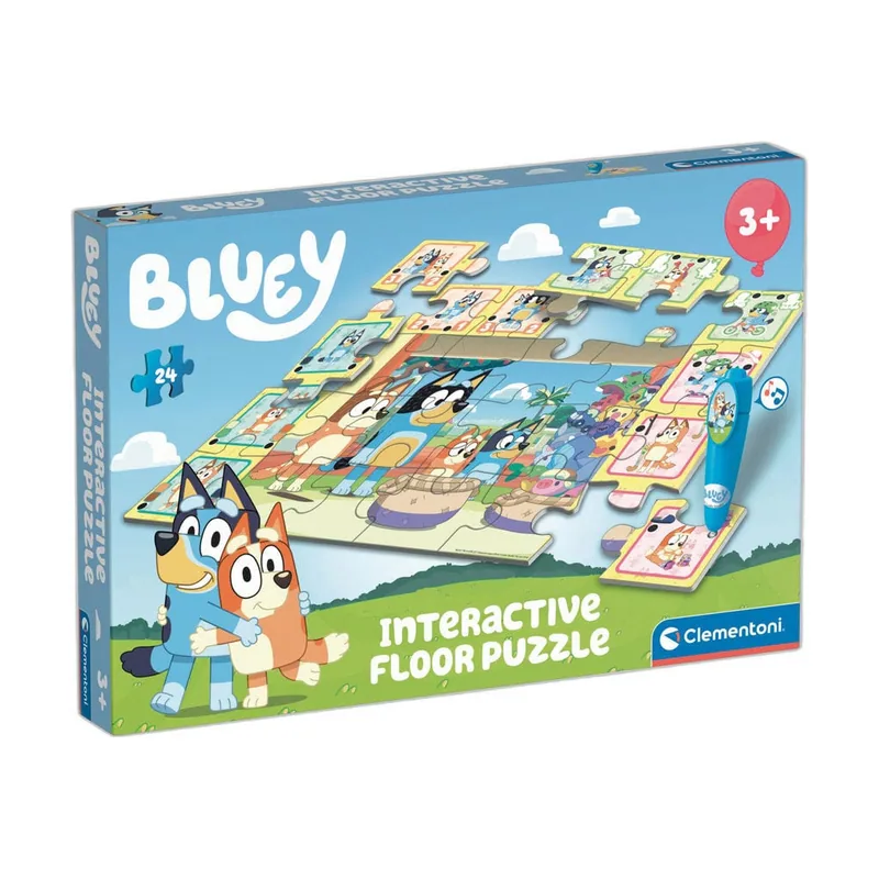 Clementoni Puzzle Interactivo de Bluey para Suelo