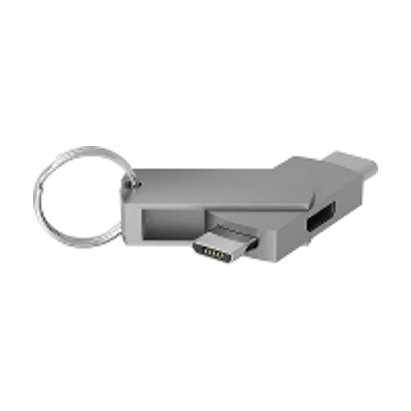 Terratec 272989 cambiador de género para cable USB Type-C 2 x Micro-USB