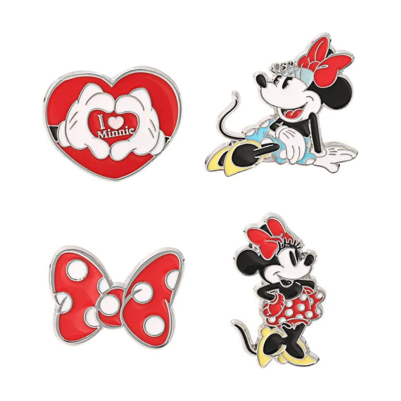 Peers hardy Disney Minnie Mouse Conjunto de 4 Pines de Disfraz con Esmalte Multicolor GH00091L.PH