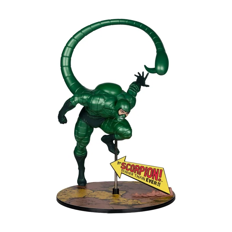 McFarlane Toys McFarlane Marvel Collection Estatua 1/10 Escorpión Amazing Spider-Man #318 Metálico Label