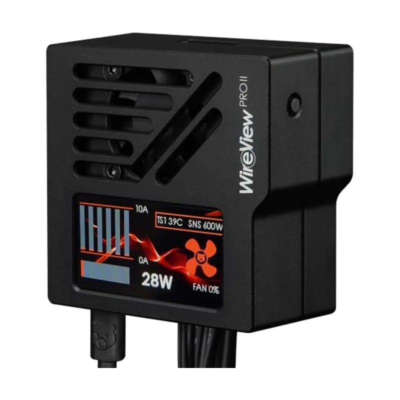 Thermal Grizzly WireView Pro II Wired GPU 12V-2x6 Negro Medidor GPU