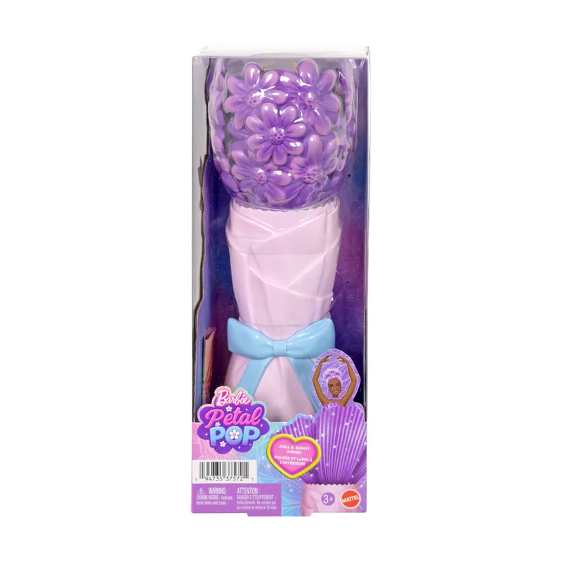 Mattel Barbie Muñeca Petal Pop perfumada con vestido
