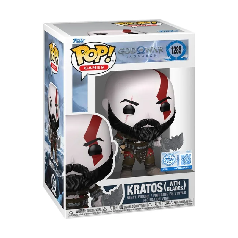 Funko Figura pop games god of war kratos with blades exclusive