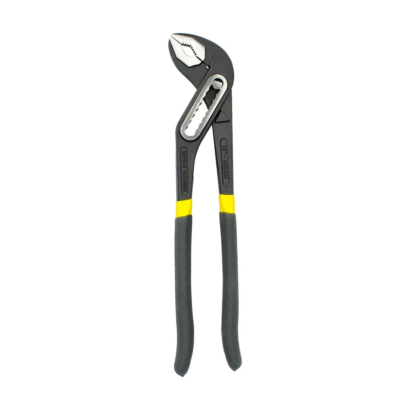 Wolfpack linea profesional Tenazas apertura múltiple negra 400 mm. mangos plastificados din 8976. pico de loro
