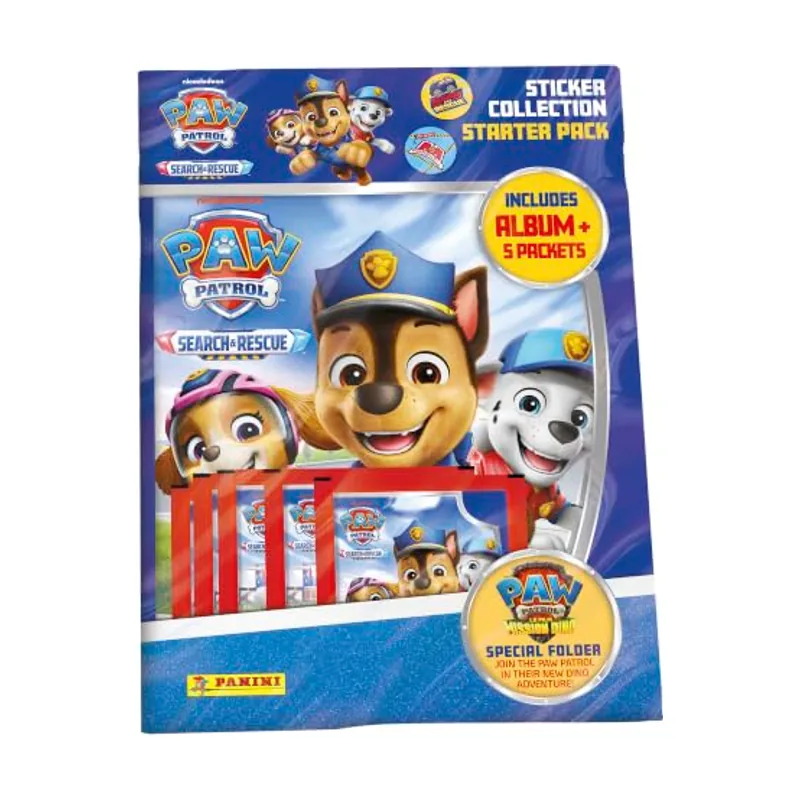 3 Paw Patrol Search and Rescue Sticker Collection