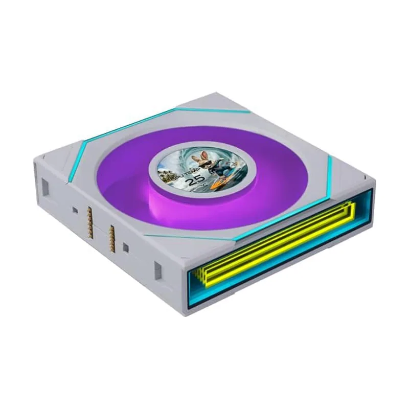 Lian Li UNI Fan SL-INF Flex LCD 120 hoja inversa Blanco 1