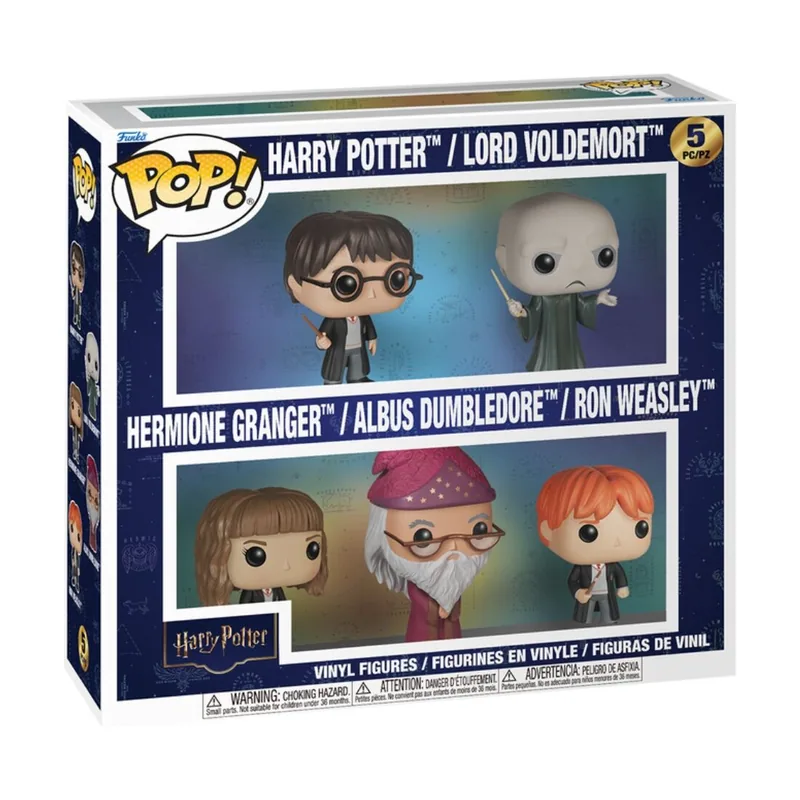 Funko Harry Potter Figuras de Vinilo de Harry Potter 5-Pack Sin clasificar Pop! Standard PVC