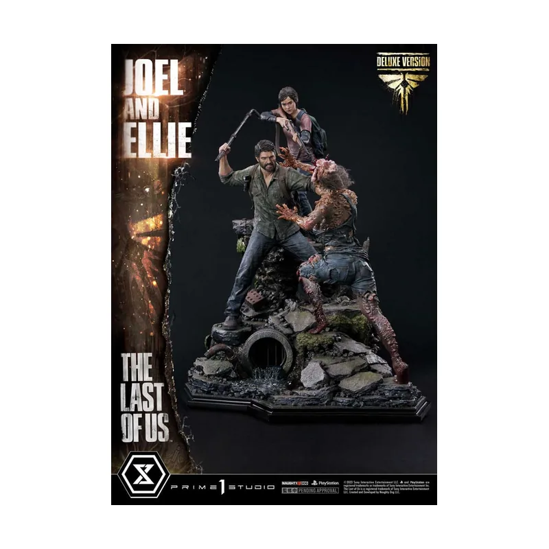 Prime 1 studio The last of us part i estatua ultimate premium masterline series joel & ellie deluxe the last of us part i 73 cm
