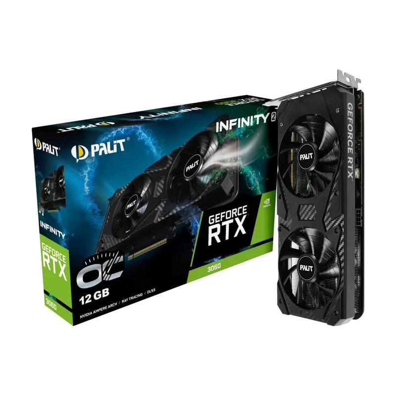 Palit Tarjeta gráfica GeForce RTX 3060 Infinity 2 OC