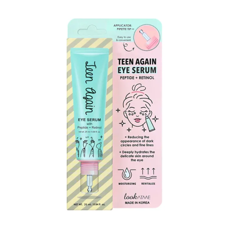 Look at me, teen again, retinol, anti-dark circles, eye serum, 25 ml