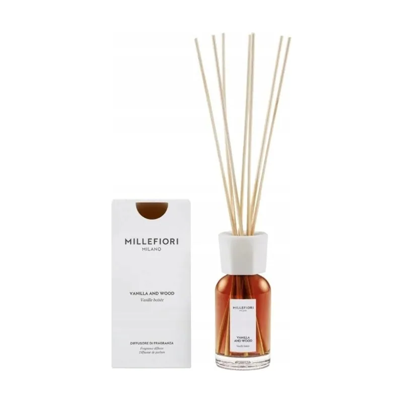Millefiori milano Pałeczki zapachowe 100ml vanilla & wood millefiori