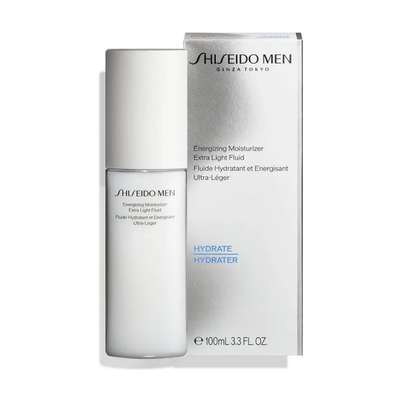 Shiseido Men Energizing Moisturizer Extra Light Fluid 100 ml