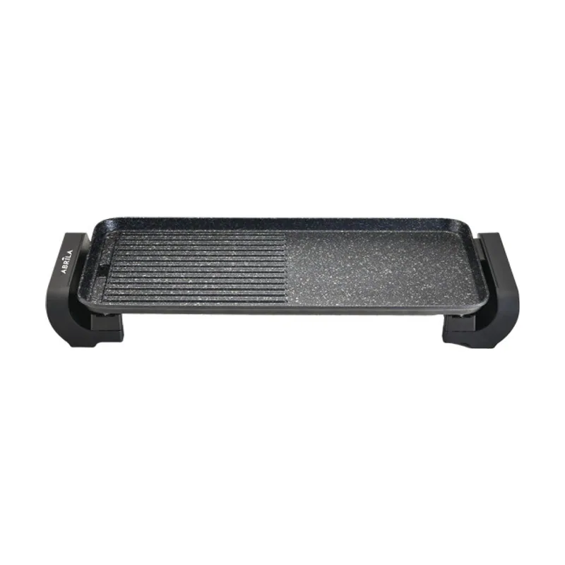 Abrila Plancha de asar y gril tokachi 1800w negro ceramica antiadherente termost.reg.calentamiento 6x57,5x23,5cm