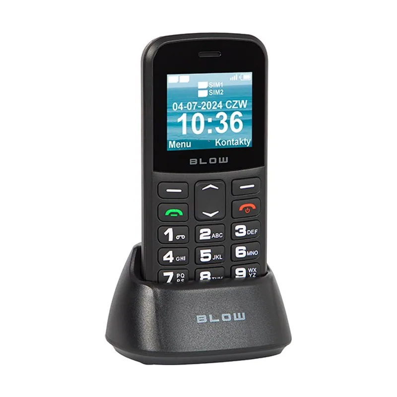 Blow negro para personas mayores con soporte s18d