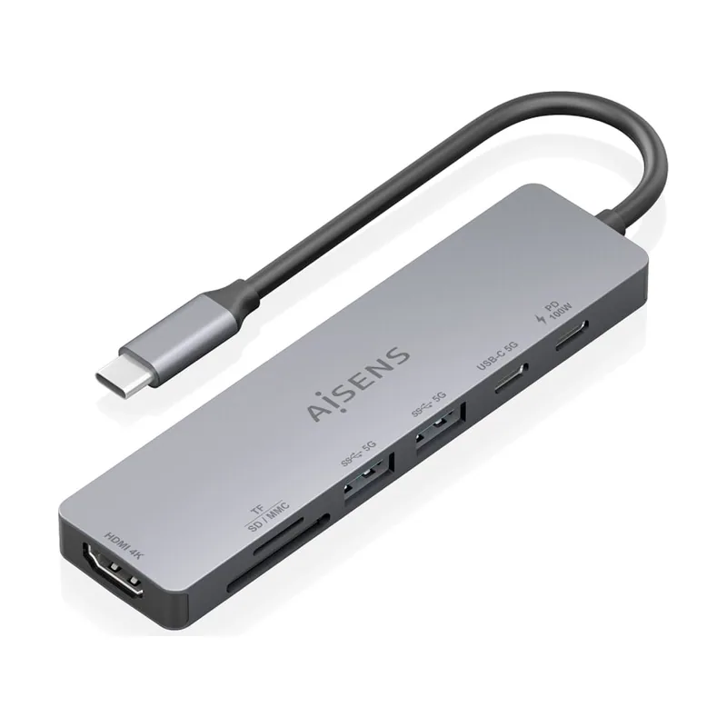 Aisens USB-C Dock 7 en 1