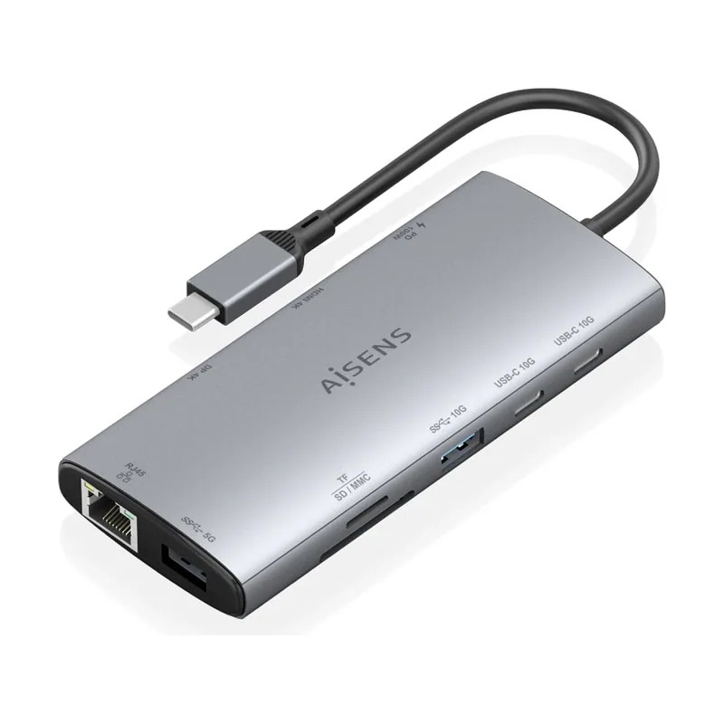 Aisens USB-C Dock 10 en 1