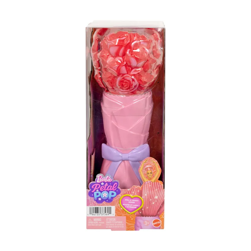 Mattel Barbie Muñeca Petal Pop perfumada con vestido