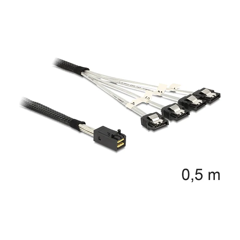 Delock 83392 cable Serial Attached SCSI SAS 0,5 m