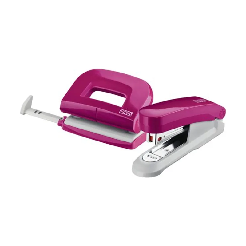 Novus Juego de escritorio grapadora E 15 perforadora E 210