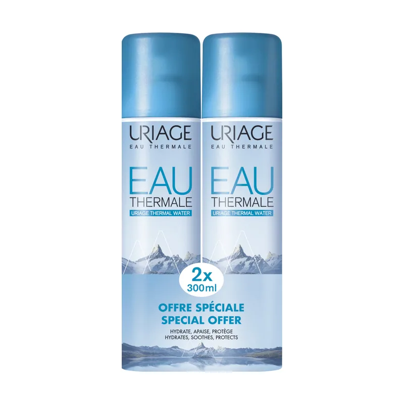 Uriage Bruma Facial con Agua Termal pack 2 x 300 ml