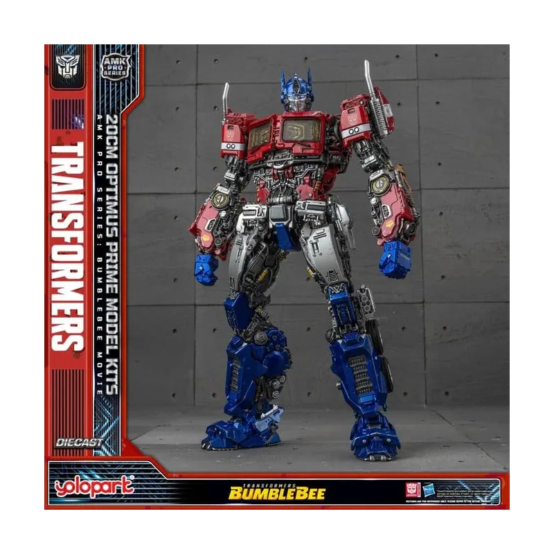 Yolopark Transformers bumblebee maqueta plastic model kit amk pro series optimus prime 20 cm