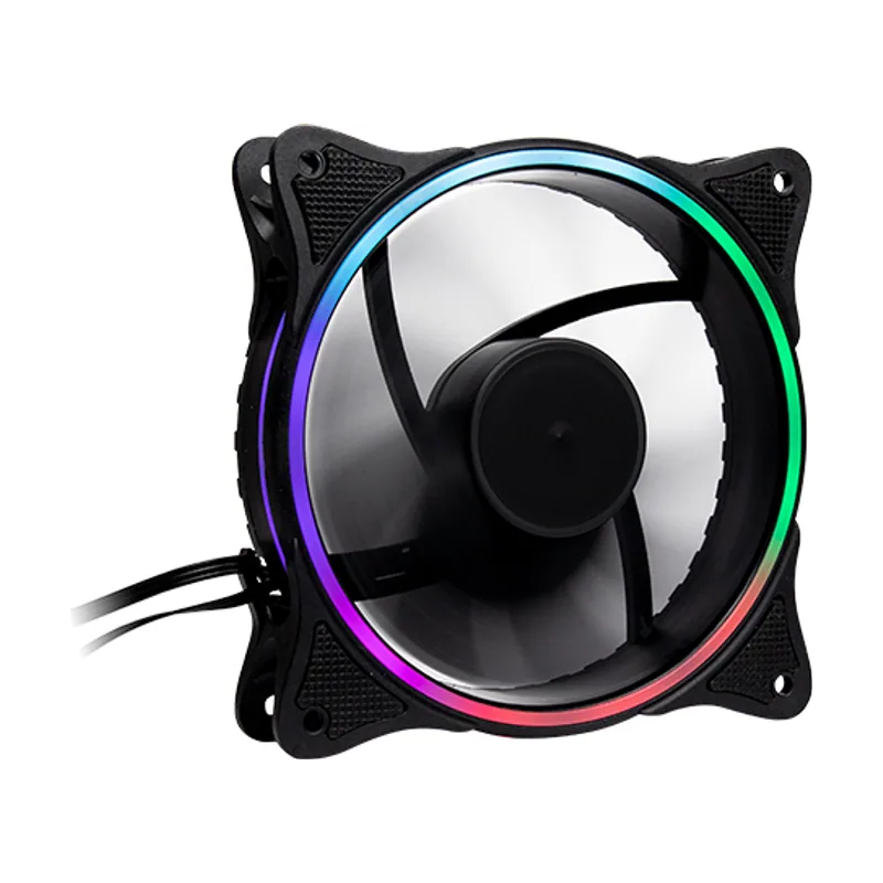 Inter tech Inter-Tech 888860272 sistema de refrigeración para ordenador Universal Ventilador 12 cm Negro 1 pieza s