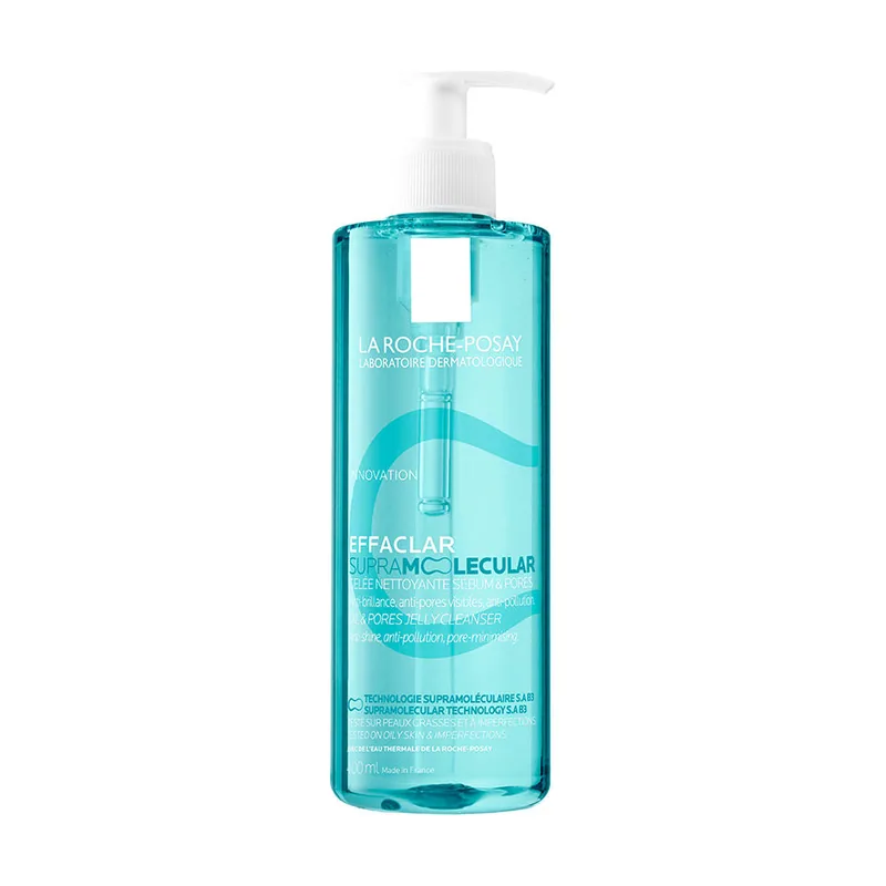 La Roche-Posay EFFACLAR supramolecular gel limpiador poros y sebo 400 ml