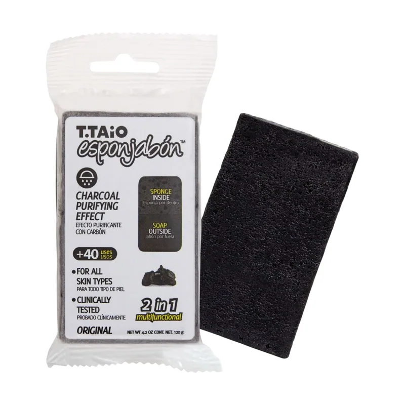 Esponjabon T.TAIO Pack de 2 en 1 con Madre Perla