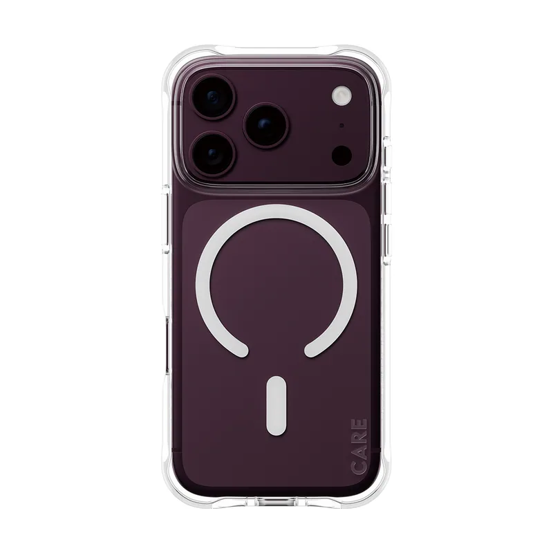 PanzerGlass CARE™ by ® Samba Case Transparent w. White MagSafe iPhone 2026 Pro