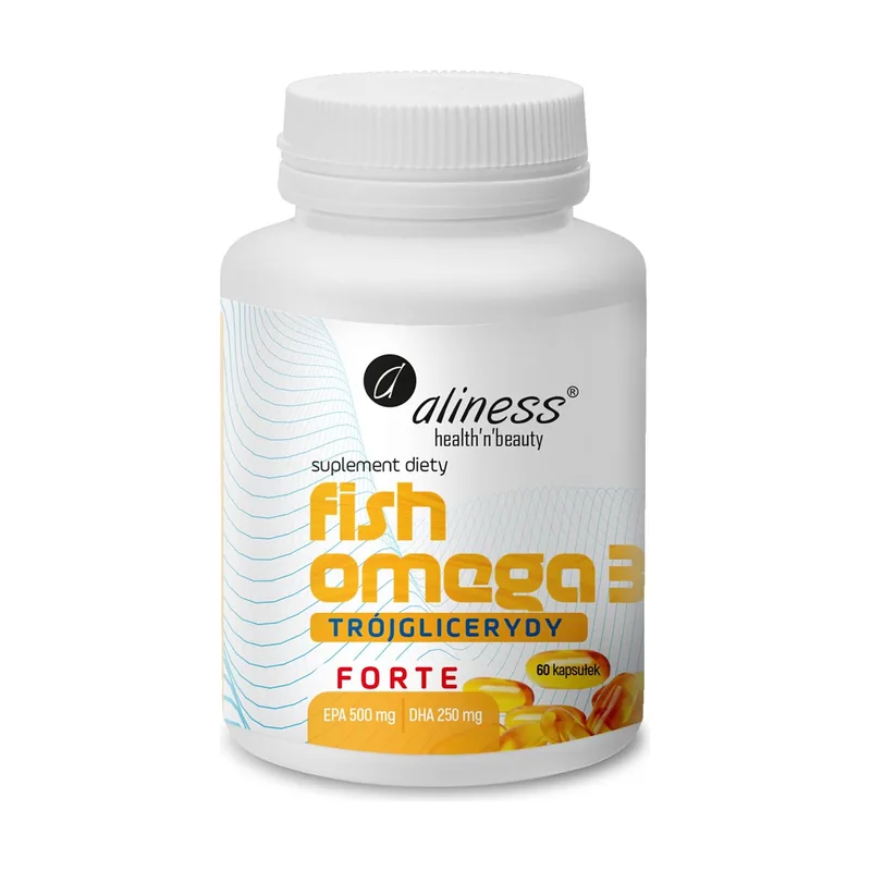 Aliness fish omega 3 forte trójglicerydy 500/250mg x 60 kaps.