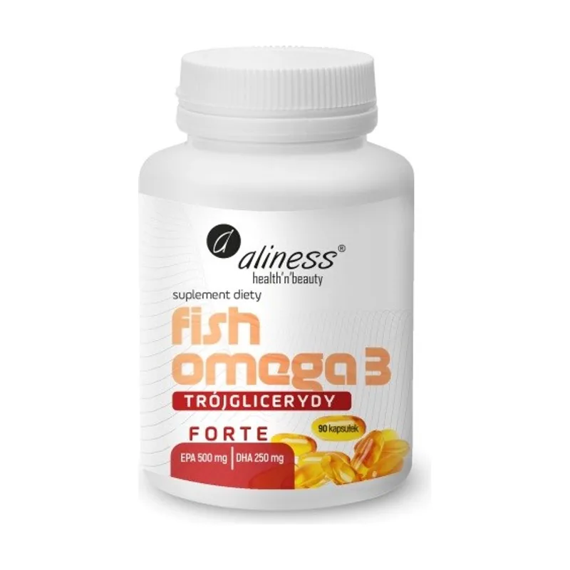 Aliness fish omega 3 forte trójglicerydy 500/250mg x 90 kaps.
