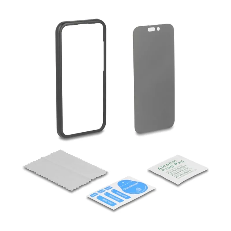 Delock Protector de pantalla de vidrio de privacidad para iPhone 17 Pro