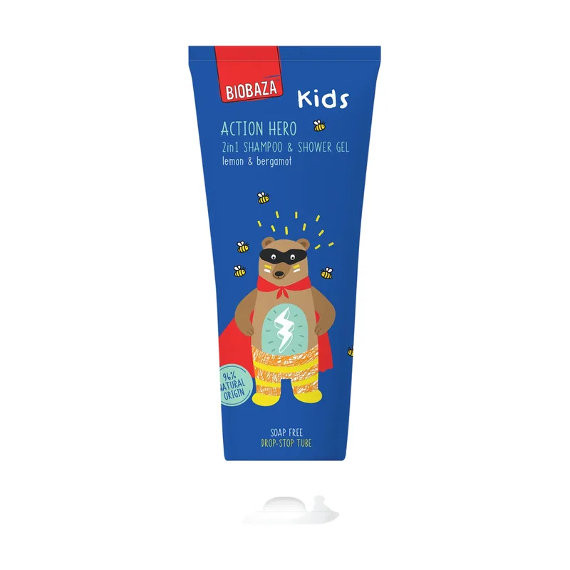 Biobaza Kids 2 en 1 Body & Hair Action Hero 250 ml